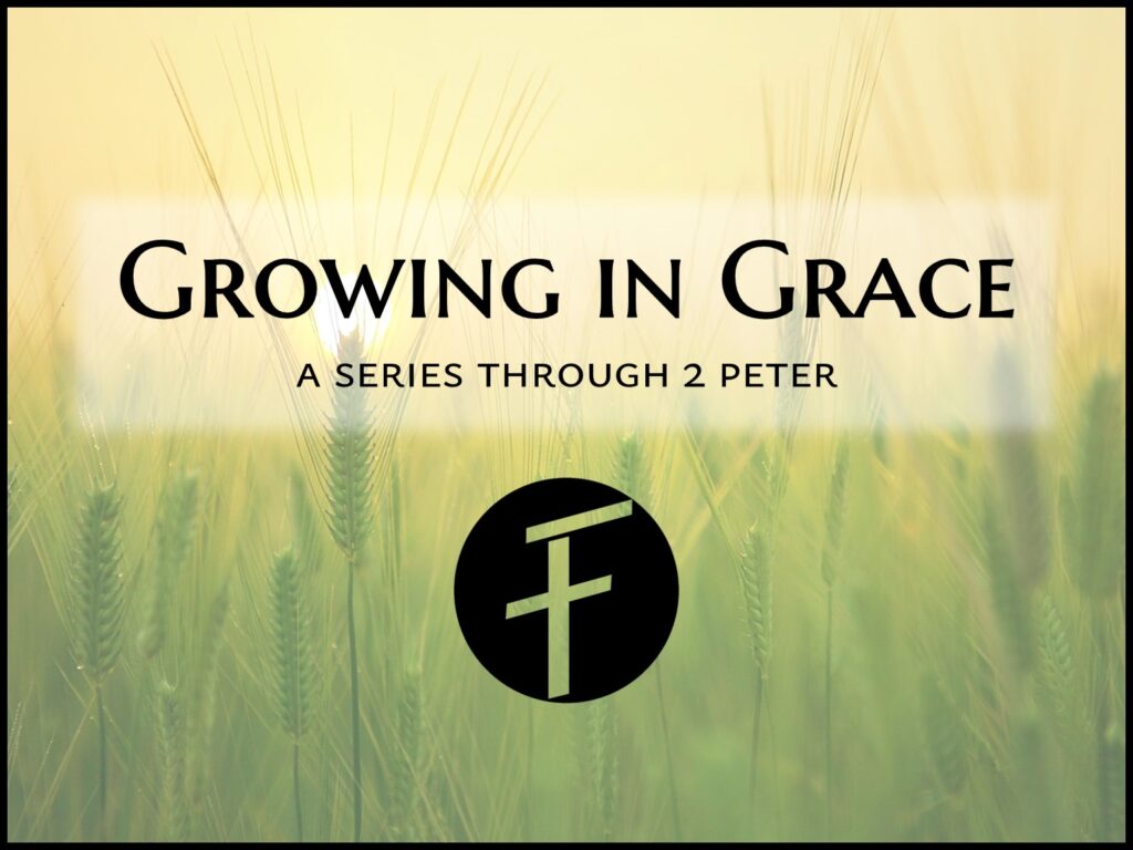 Growing in Grace 2 Peter Sermon Series from the Bible at Church
